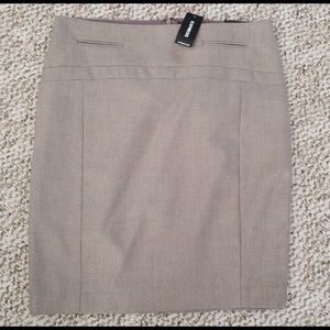 Express tan Pencil Skirt size 0